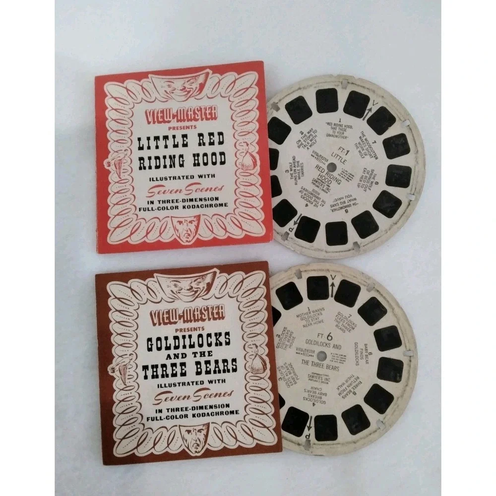 Vintage 1950's Sawyer ViewMaster Bakelite w/ Lot of 13 Reels